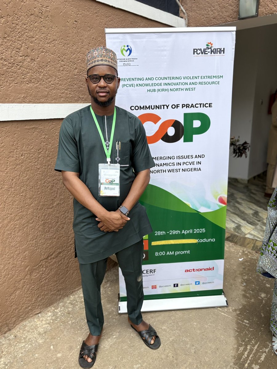 Amb. Kabeer Musa (@iam_kebson) on Twitter photo I participated in a two-day Community of Practice event organized by the Prevention and Countering of Violent Extremism (PCVE) Knowledge, Innovation, and Resource Hub for the North West region.
<a href="/pcvekirh/">Preventing and Countering Violent Extremism | KIRH</a> <a href="/ActionAidNG/">ActionAid Nigeria</a> I participated in a two-day Community of Practice event organized by the Prevention and Countering of Violent Extremism (PCVE) Knowledge, Innovation, and Resource Hub for the North West region.
<a href="/pcvekirh/">Preventing and Countering Violent Extremism | KIRH</a> <a href="/ActionAidNG/">ActionAid Nigeria</a>