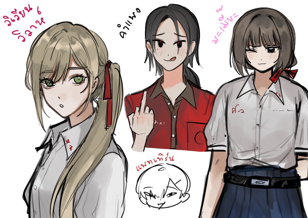 Chabinz_oc's tweet photo. #โฮมุ้monthly 
เดือนเมษา. เดือนของแพทเทิร์นกับเดอะแก๊งจริงๆค่ะ ถึงจะวาดน้อยแต่ส่วนใหญ่ก็วาดแต่ยัยพวกนี้ https://t.co/x4ib2sX4GK