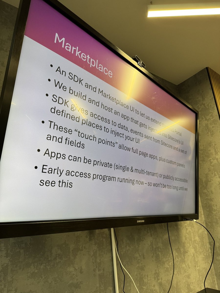 billyjava's tweet image. The 2nd UK #Sitecore user group of the year at @SoftServeInc has kicked off with @jermdavis giving us an great overview of his key takeaways from #SUGCON #SitecoreCommunity