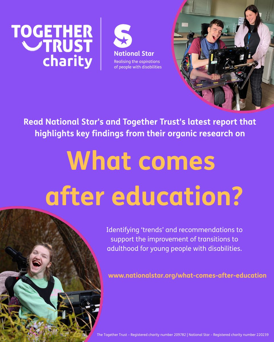 Special Needs Jungle (@spcialndsjungle) on Twitter photo .<a href="/TheNationalStar/">National Star</a> & <a href="/TogetherTrust/">Together Trust</a> research highlights barriers young people with disabilities face in transitioning to adulthood. Help support their movement and make a positive impact by signing up to receive the report today here: bit.ly/4jbWoYk #Ad #SEND .<a href="/TheNationalStar/">National Star</a> & <a href="/TogetherTrust/">Together Trust</a> research highlights barriers young people with disabilities face in transitioning to adulthood. Help support their movement and make a positive impact by signing up to receive the report today here: bit.ly/4jbWoYk #Ad #SEND