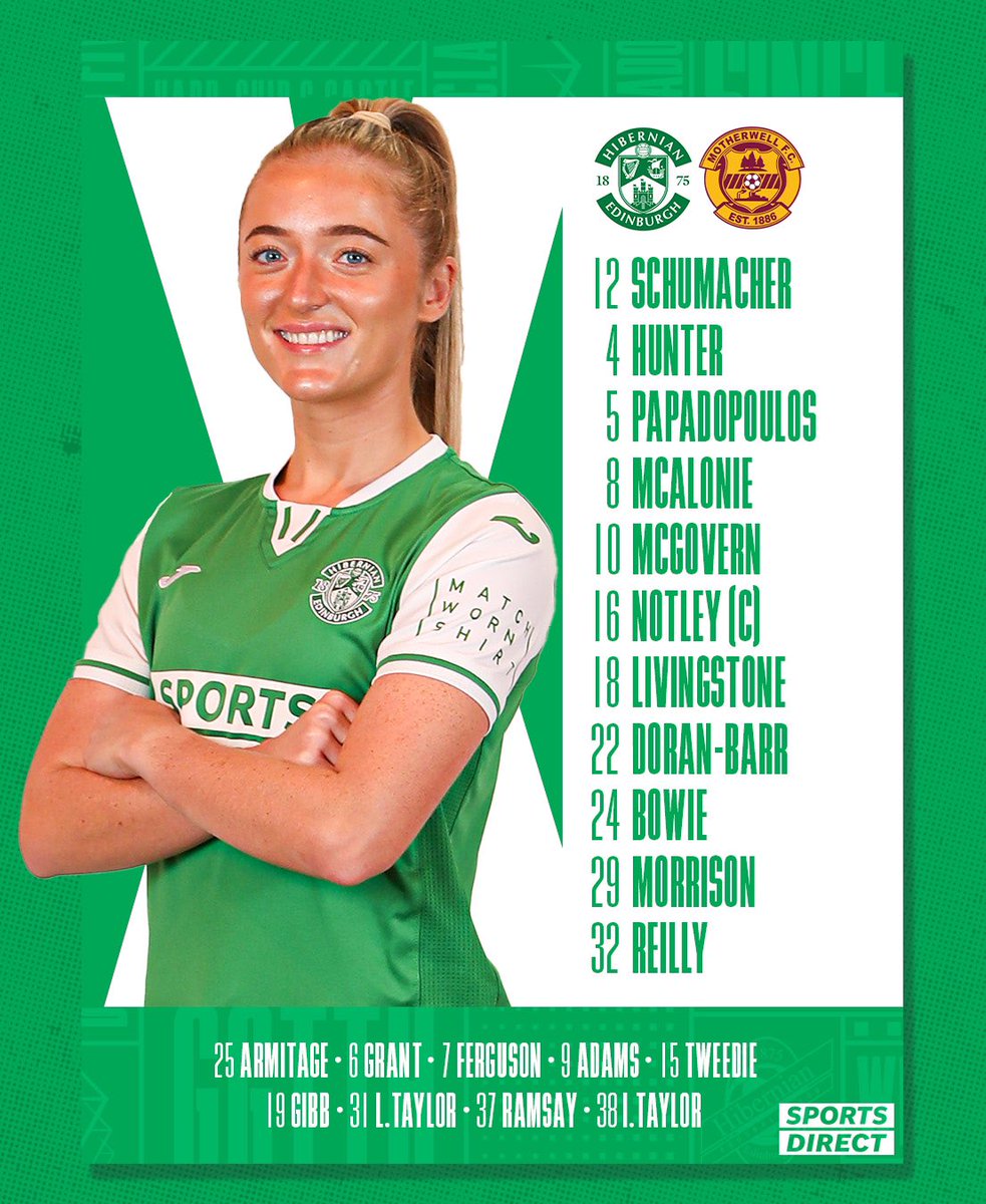 Your 𝐇𝐢𝐛𝐬 𝐗𝐈 to face Motherwell 📋 

Delivered by <a href="/SportsDirectUK/">Sports Direct</a> 📦