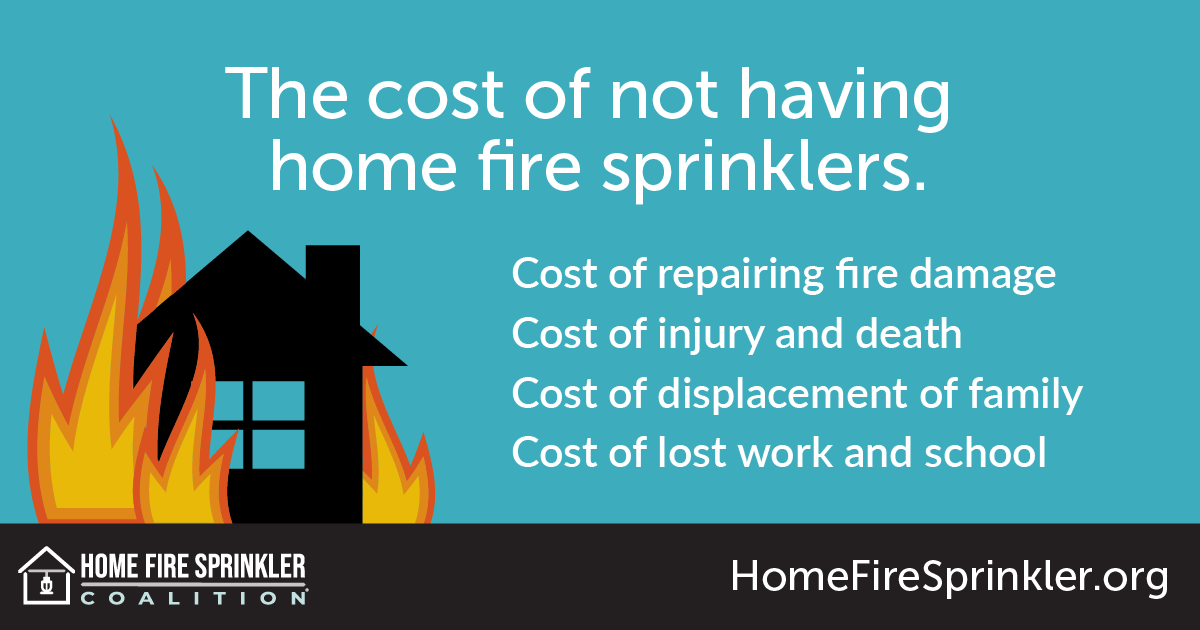 Home fire sprinklers are affordable, and protect families and communities from loss, injury and displacement. #HomeFireSprinklerWeek