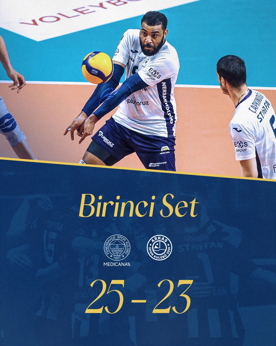 İlk seti kazanıyoruz! 💪

Fenerbahçe Medicana 25-23 Arkas Spor