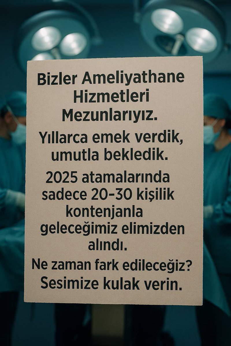 <a href="/AydnYce8/">Aydın Yüce</a> <a href="/drmemisoglu/">Prof. Dr. Kemal Memişoğlu</a> 20/30 kişiyi kabul etmiyoruz
#AmeliyathaneTekMağdur