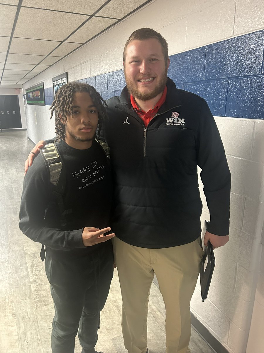 Dorian Massey (@dametryyy) on Twitter photo Thank you <a href="/UOlivetfootball/">The University of Olivet Football</a> and <a href="/Coach_Reny/">Ed Reny</a> for coming to Centerline to give me aswell as my teammates some insight of the program at <a href="/theuofolivet/">The University of Olivet</a> we truly appreciate it! Thank you <a href="/UOlivetfootball/">The University of Olivet Football</a> and <a href="/Coach_Reny/">Ed Reny</a> for coming to Centerline to give me aswell as my teammates some insight of the program at <a href="/theuofolivet/">The University of Olivet</a> we truly appreciate it!