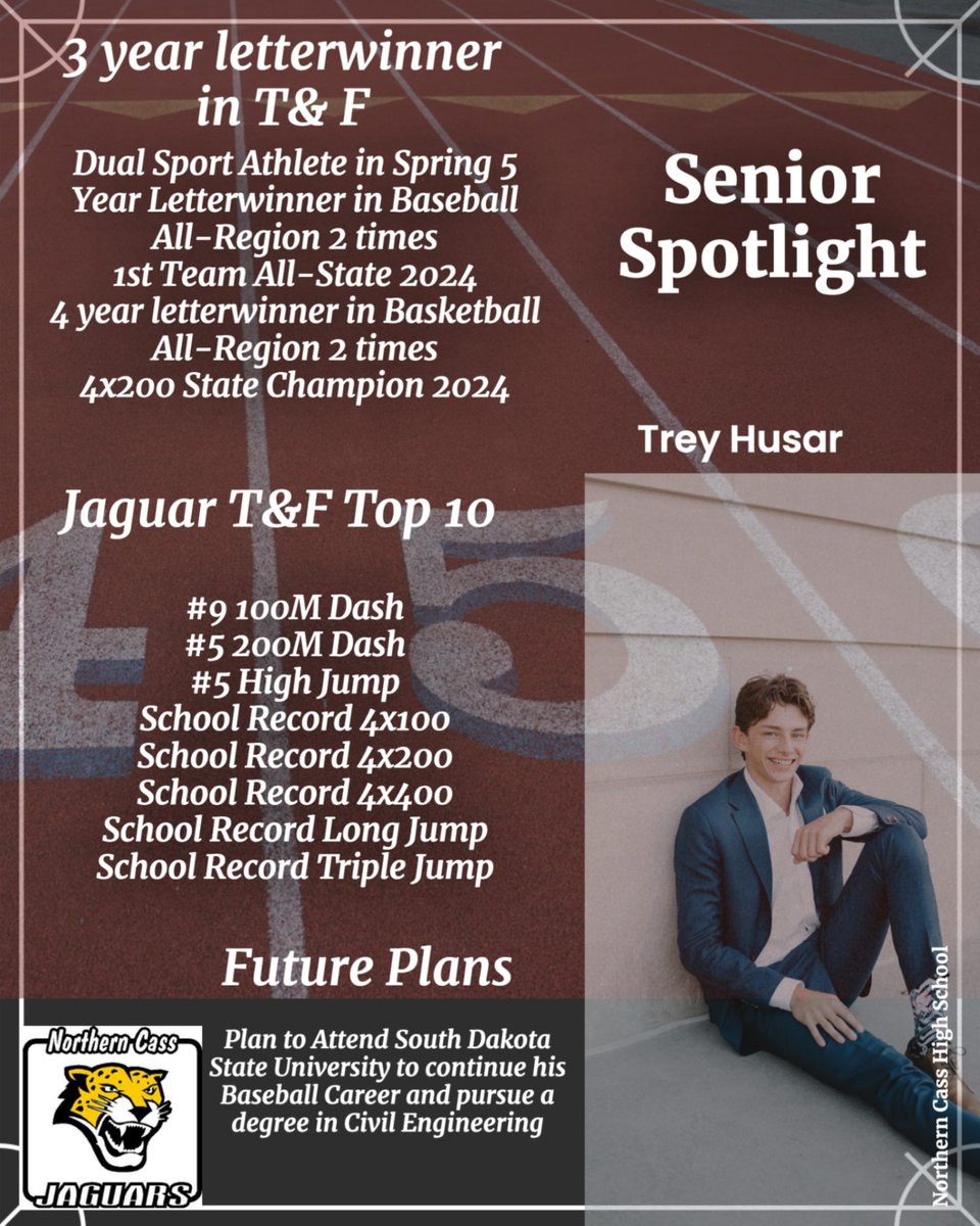 Senior Spotlight for Trey Husar!