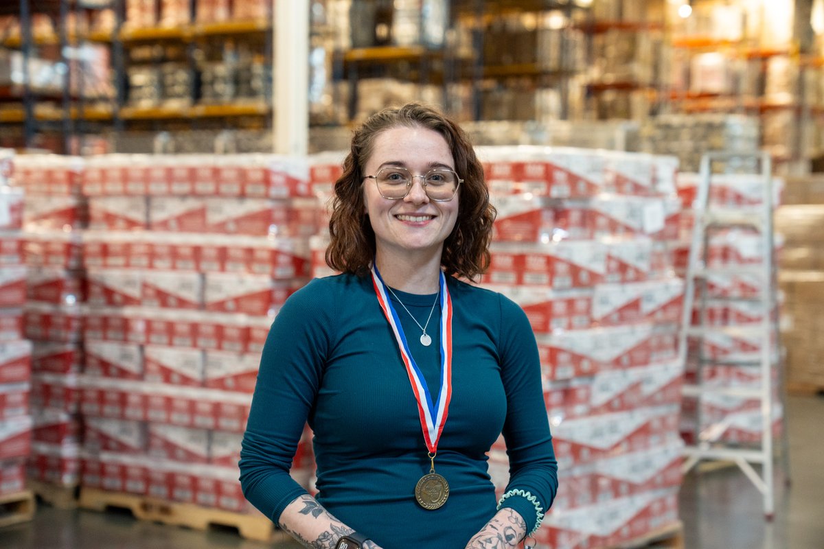 NauticalDirect's tweet image. A big congrats to Cheyenne Anguiano, our April Employee of the Month! 🏆 

Receiving Manager Ruben Valles shared these words about her: "Cheyenne approaches every task with professionalism and a strong sense of accountability, making her an invaluable asset to our organization."