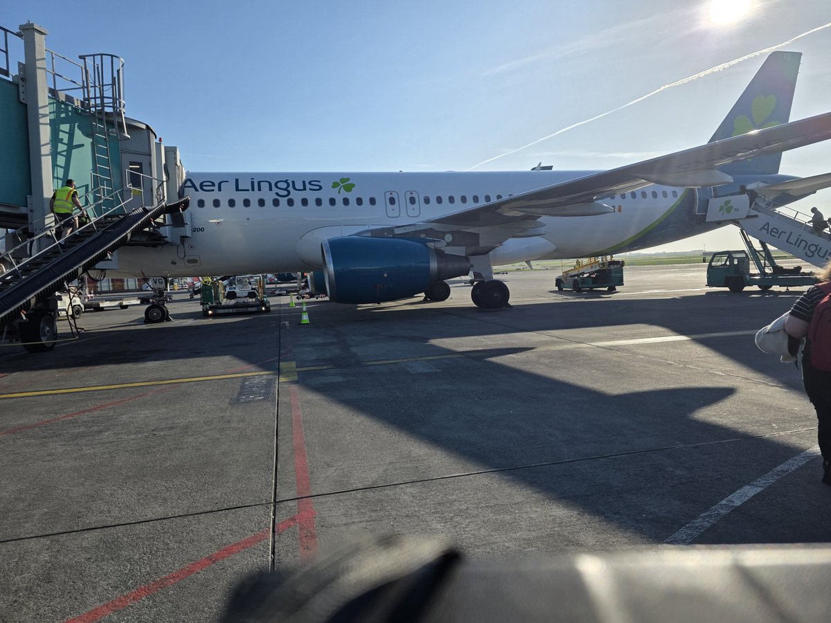 Just boarded return flight back to Birmingham after the AFOA  and ARFF conference  in Dublin. A quick 45 min flight.