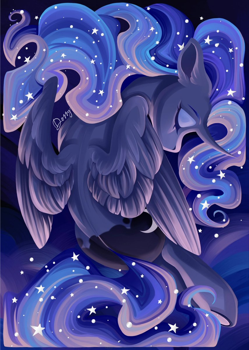 dorry_b_'s tweet image. Princess Luna
#mlp #mlpart #PrincessLuna