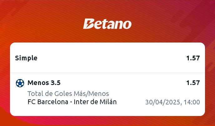 Stakeprobet's tweet photo. 33. Apuesta gratuita 

⚽ Futbol

➡️ -3.5 goles

📈 Cuota 1.57

📍 STAKE 7

Link Betano:

https://t.co/nMLmv627S9

#tipsfree #futbol #bet https://t.co/v2Fvayt18a