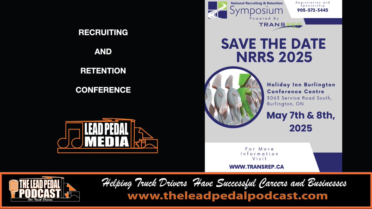 theleadpedal's tweet photo. You still have time to register the NRRS Symposium next week. If you are on the RECRUITING team for your company you need to attend. Here is what’s coming up. https://t.co/BML4hUfzUH #transrep #recruiting #retention #transportation #conference #symposium @Transrepcanada https://t.co/V7evm6TDge