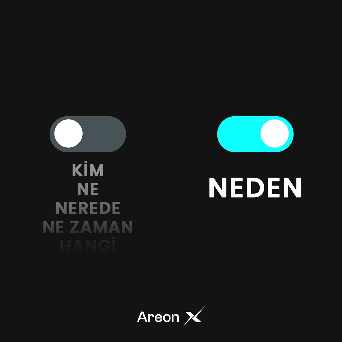 Sadece alma, neden aldığını bil.