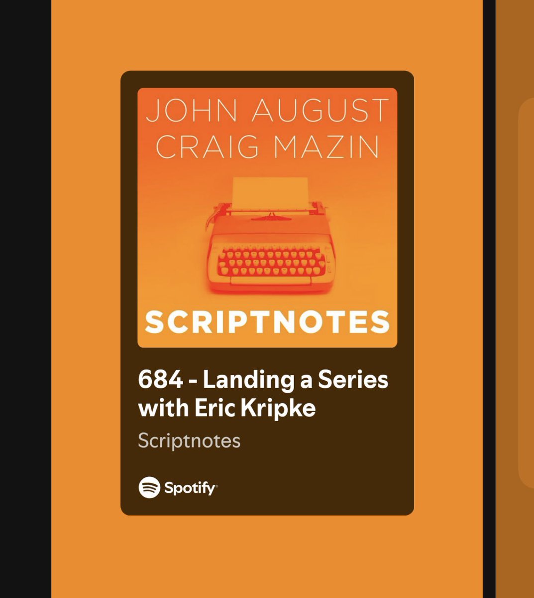 "Every 8 pages there should be an OH SHIT moment in the script" - Eric Kripke