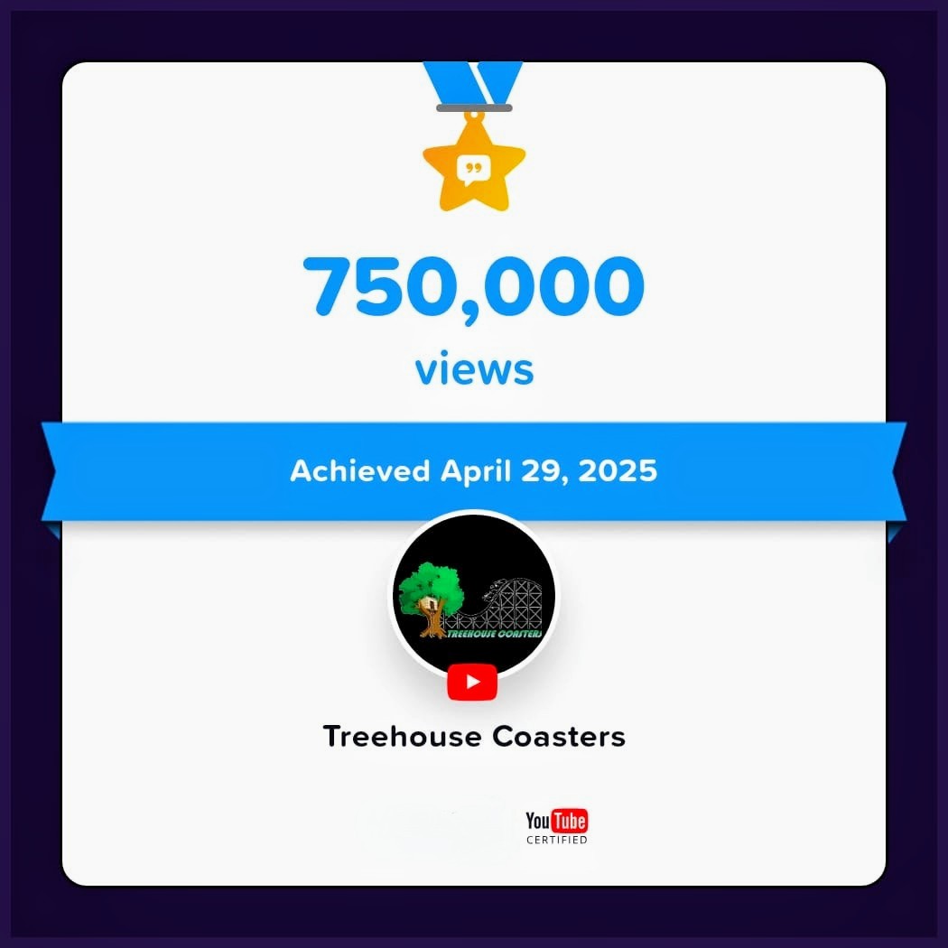 TreehCoasters's tweet image. A Massive Thank you to everyone for your support over on YouTube ❤️ #treehousecoasters #YouTube