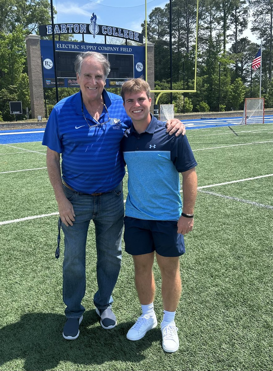 Ryan Ladimir 4.5 ⭐️ (@ladimirryan) on Twitter photo Had a great visit at <a href="/barton_fb/">BartonCollegeFB</a> today. Thank you Coach <a href="/CharlieMauze/">Charlie Mauzé</a> and Head Coach <a href="/hester_chip/">Chip Hester</a> for taking the time to talk with me. I look forward to future conversations. <a href="/PorterRidgeFB/">Porter Ridge Football</a> <a href="/DanOrnerKicking/">DanOrnerKicking</a> <a href="/Dabigman41/">Damien Jackson</a> Had a great visit at <a href="/barton_fb/">BartonCollegeFB</a> today. Thank you Coach <a href="/CharlieMauze/">Charlie Mauzé</a> and Head Coach <a href="/hester_chip/">Chip Hester</a> for taking the time to talk with me. I look forward to future conversations. <a href="/PorterRidgeFB/">Porter Ridge Football</a> <a href="/DanOrnerKicking/">DanOrnerKicking</a> <a href="/Dabigman41/">Damien Jackson</a>