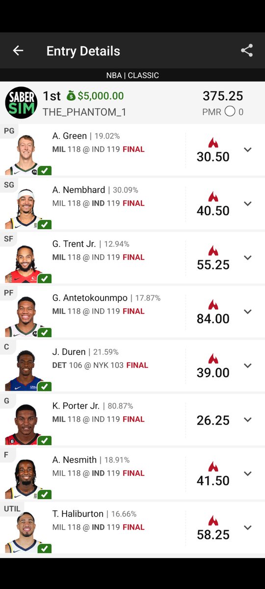 Thx @Sabersim  Looking forward to some more NBA playoffs. MLB has been rough!