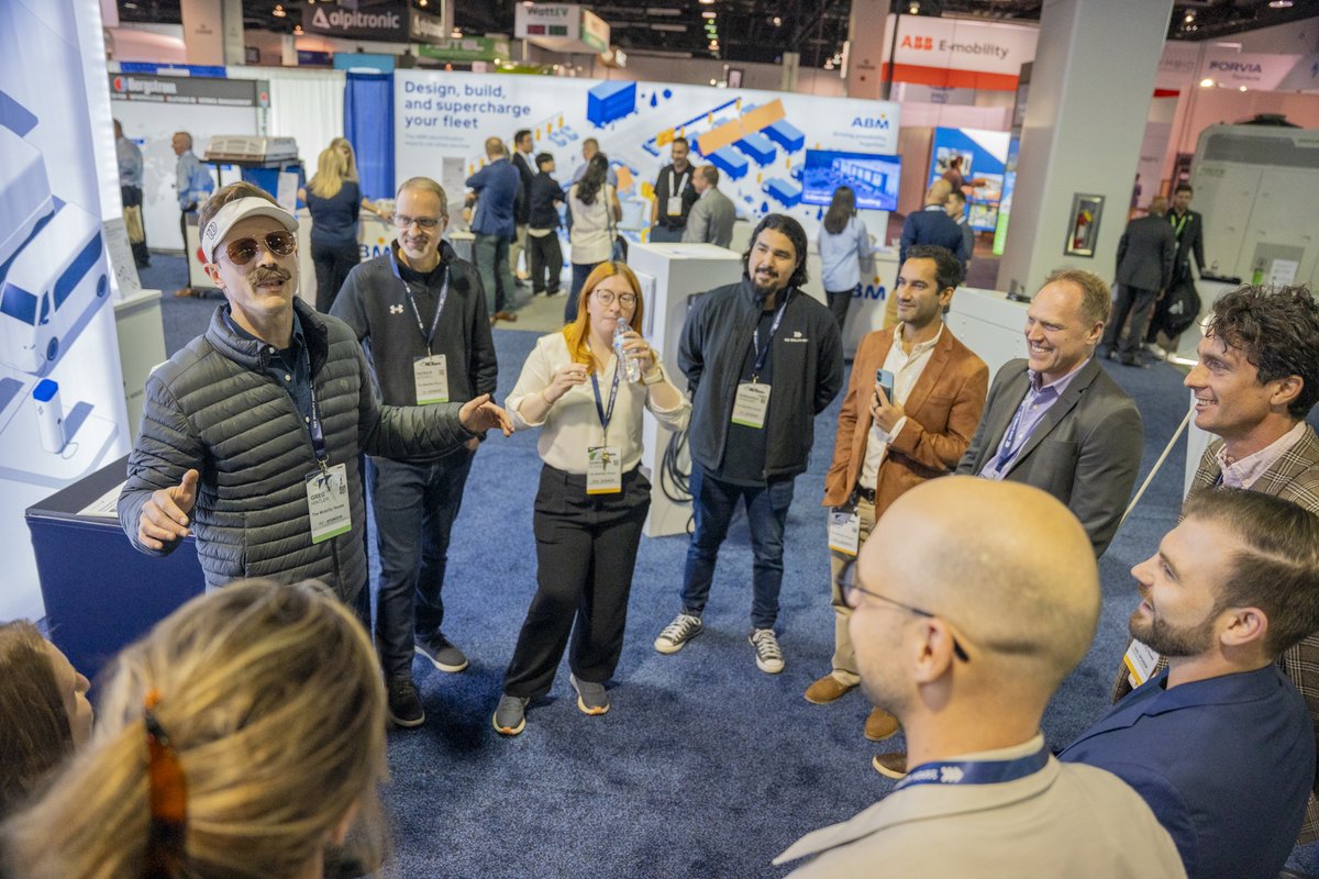 The mustache might be fake, but the inspiration is 100% real. Our CEO sure knows how to CHARGE⚡ up a crowd! #ACTExpo #TedLasso #Booth6111