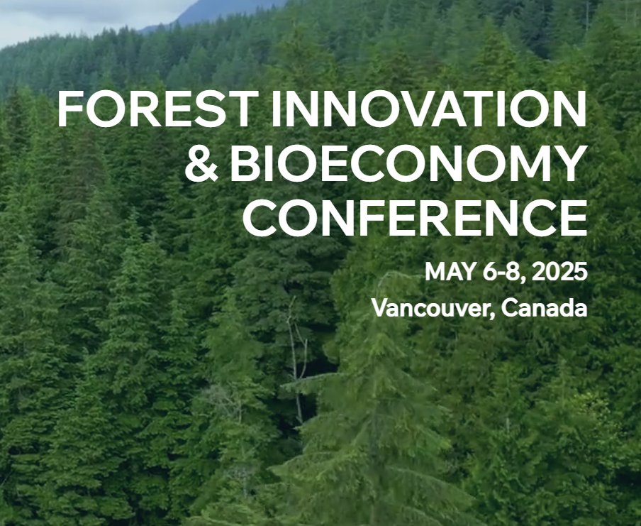 BC Bioenergy Network (BCBN) (@bcbioenergy) on Twitter photo ๐ฒ FIBC | May 6โ8 | Vancouver
Join 200+ experts at the Forest Innovation & Bioeconomy Conference โ a global forum advancing forest-based biomaterials, cleantech & sustainable growth.
๐ Hosted by <a href="/UBCBioProducts/">UBC BioProducts Institute</a>, <a href="/ForesightCAC/">Foresight Canada ๐ฑ</a>, BC Ministry of Forests.
๐ fibc2025.ca ๐ฒ FIBC | May 6โ8 | Vancouver
Join 200+ experts at the Forest Innovation & Bioeconomy Conference โ a global forum advancing forest-based biomaterials, cleantech & sustainable growth.
๐ Hosted by <a href="/UBCBioProducts/">UBC BioProducts Institute</a>, <a href="/ForesightCAC/">Foresight Canada ๐ฑ</a>, BC Ministry of Forests.
๐ fibc2025.ca