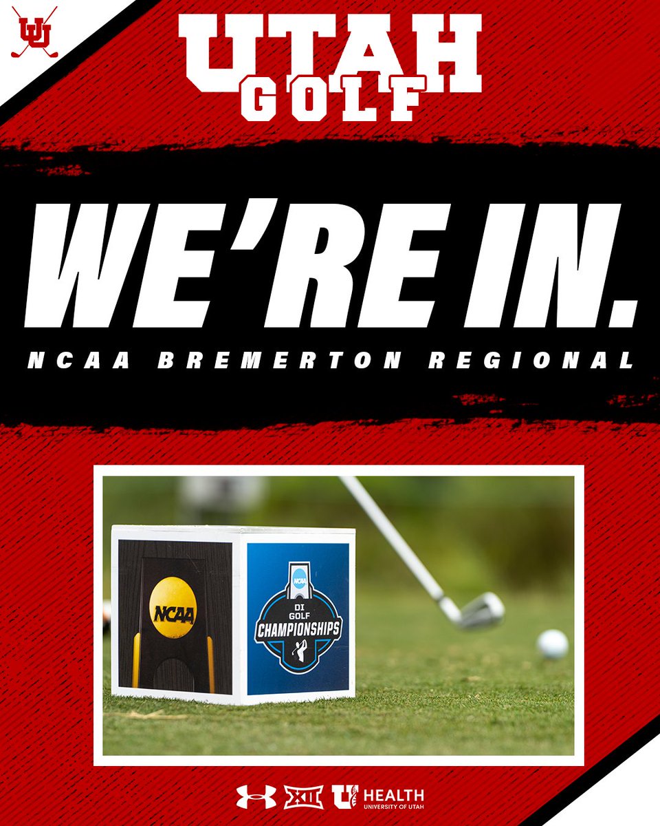 UtesGolf's tweet photo. We're In.

The Utes are headed to Bremerton, Wash., for NCAA Regionals‼️

#GoUtes https://t.co/43mMahEH3y