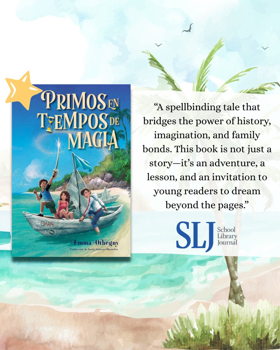 ACM Kids & Illustration (@acm_kidsandillo) on Twitter photo <a href="/EmmaOtheguy/">Emma Otheguy</a>’s PRIMOS EN TIEMPOS DE MAGIA received a glowing starred review from <a href="/sljournal/">SchoolLibraryJournal</a>!🌟🩵
📚 <a href="/SimonKIDS/">Simon Kids</a> <a href="/EmmaOtheguy/">Emma Otheguy</a>’s PRIMOS EN TIEMPOS DE MAGIA received a glowing starred review from <a href="/sljournal/">SchoolLibraryJournal</a>!🌟🩵
📚 <a href="/SimonKIDS/">Simon Kids</a>