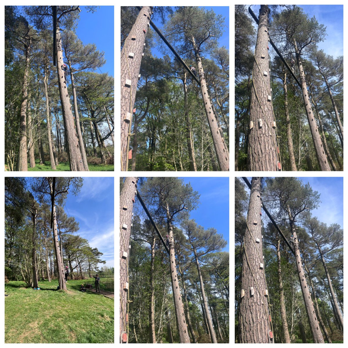 Great first day at camp. So proud of all our P7s challenging themselves to high ropes, catwalk and crate climb. Not to mention the hardest challenge of all … making the bed!