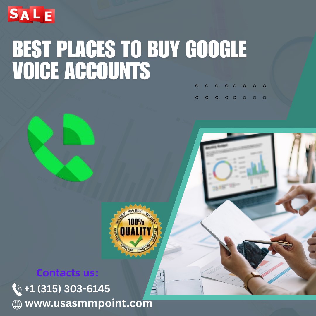 Buy Google Voice Accounts

#buygooglevoiceaccounts #googlevoice #google #gmail #business #usa #instagram #service #socialmarketing #facebook #canada #usanumber #yahoo #marketing

Web link: usasmmpoint.com/product/buy-go…