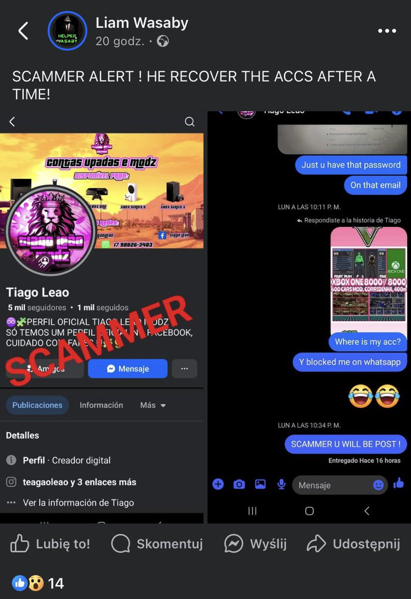 Another one to add to the scammers list 🤦🏻‍♂️