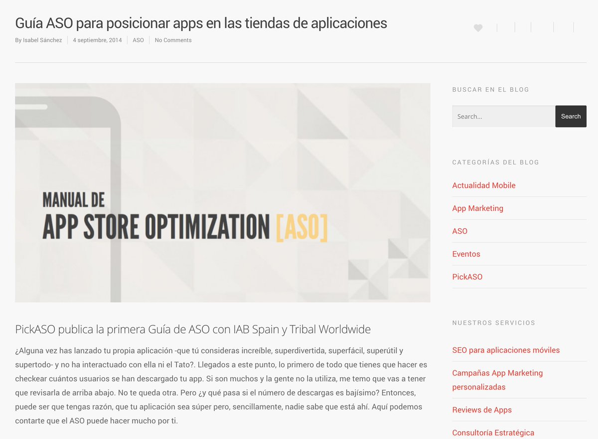 pick_aso's tweet photo. Hace +10 años lanzamos la primera guía ASO en español 🚀 cc @MiriamPelaez @DanielPeris 

Y después de esa edición, vinieron más.

Enlace a la última ➡️ https://t.co/9NmuJADYer https://t.co/uSvVSAO6pL