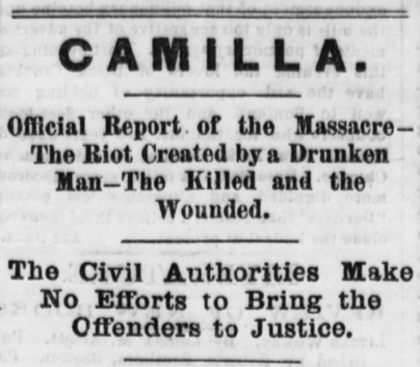 A violent event in Camilla, Georgia, garnered national attention and affected the presidential election of 1868. What happened? In our new lesson, students source, contextualize, and corroborate competing accounts.
inquirygroup.org/history-lesson…