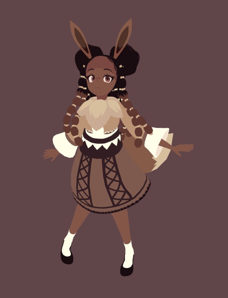 pancake595's tweet photo. and eevee girl is (maybe?) finished!! worked over the course of 5-6 days on her, im really proud of the design ❤️❤️

feel free to lend advice!

#3dmodeling https://t.co/dCEcQaSPe3
