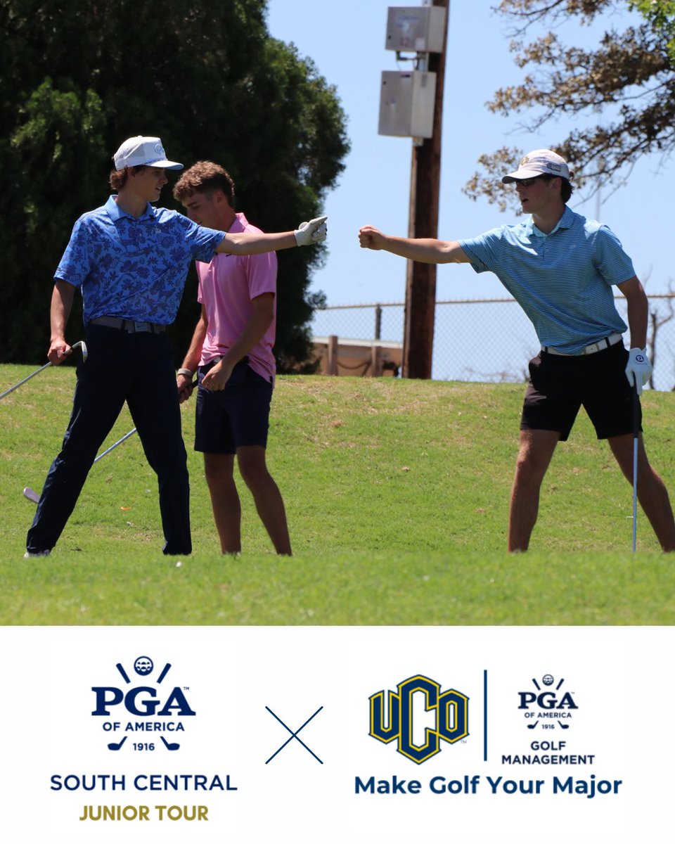 The South Central PGA Junior Tour and UCO PGM has announced a multi-year partnership, a collaboration aimed at growing the game of golf and supporting the ongoing development of junior golfers across Oklahoma and beyond. 

Roll 'Chos! 🌟

#MakingMovement