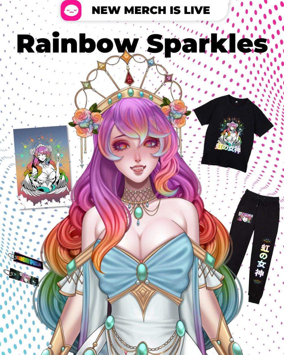 《 MERCH ANNOUNCMENT 》
𓆩⟡𓆪 Rainbow Sparkles x UwU Market 𓆩⟡𓆪

This is something I had always wished for but never thought it would happen and I am beyond thankful to <a href="/uwumarket/">UwUmarket</a> and <a href="/uwumarketsamus/">Samus @ UwU Market</a> for this incredible opportunity. ✨

Link to merch below⤵️