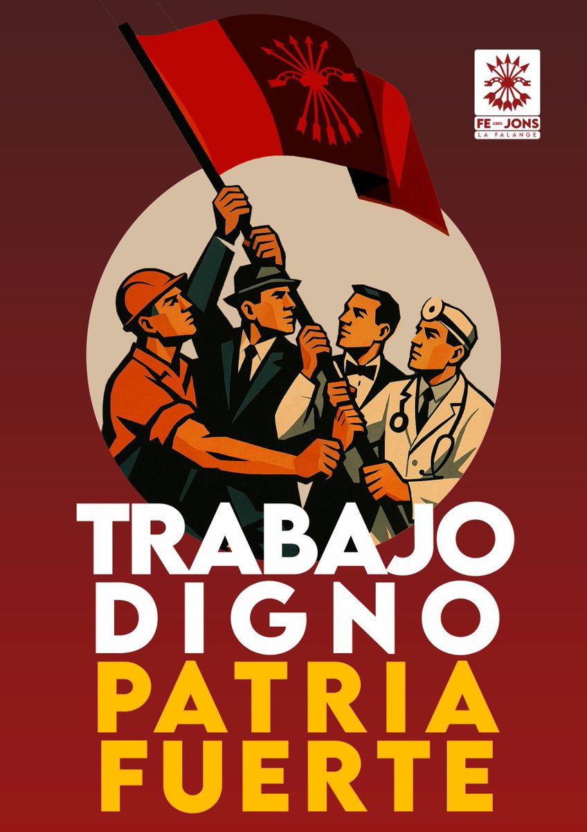 fedelasjons's tweet photo. 🛠 Trabajo digno. 
🇪🇸 Patria fuerte. https://t.co/Cb6uKr4VOg