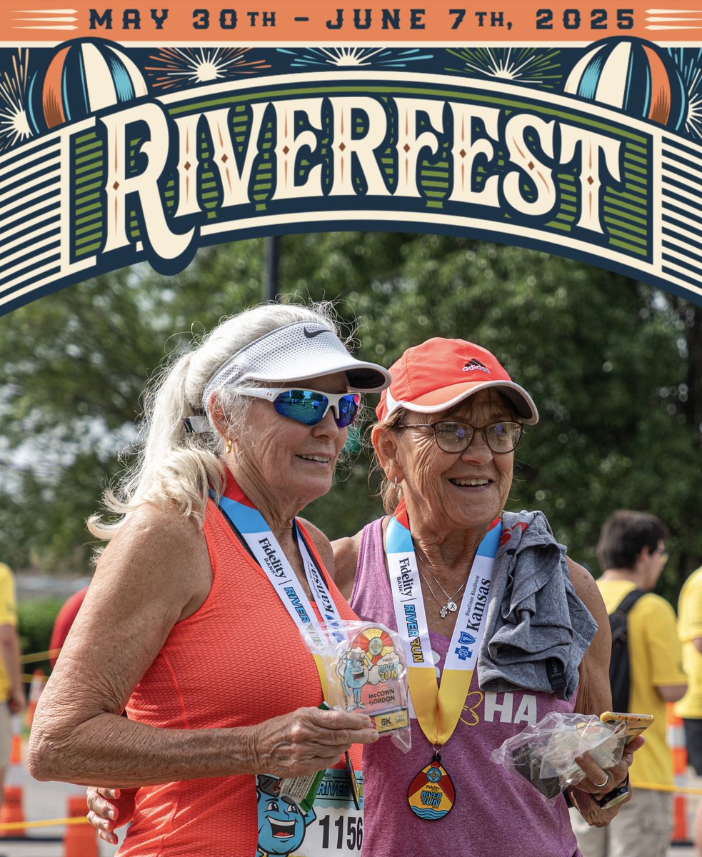 That finish line is inching closer! If you're not signed up for the Fidelity Bank River Run, it's time to register. With race options for all and a Riverfest button included with sign up, it's a win-win.

Sign up today by visiting: wichitariverfest.com/river-run