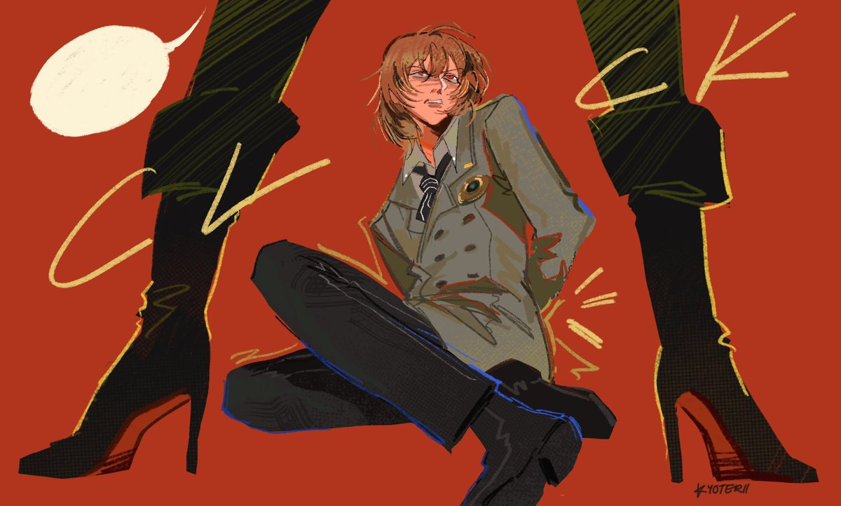 kyoterii's tweet image. old p5r art 
#Persona5