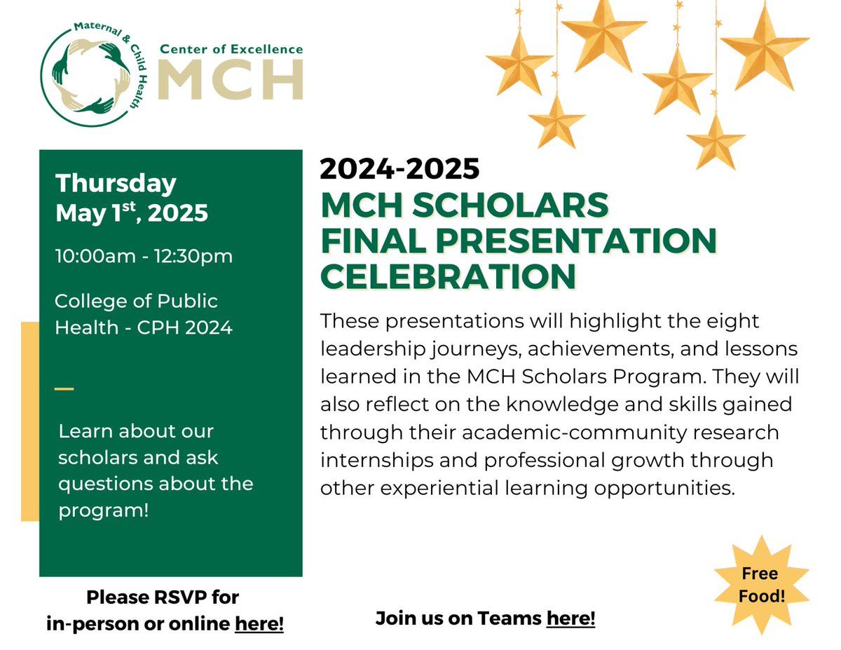 USF Center of Excellence MCH tweet media