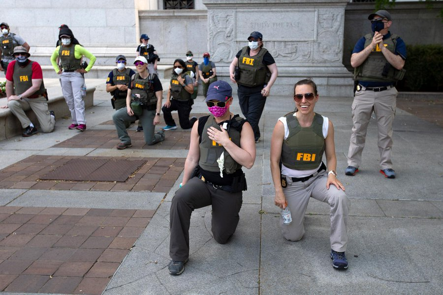 🚨BREAKING: FBI reassigns agents who were photographed kneeling during BLM George Floyd terrorism riots. 

I voted for this. 

Hopefully reassigned to RFK Jr.'s fat camp.