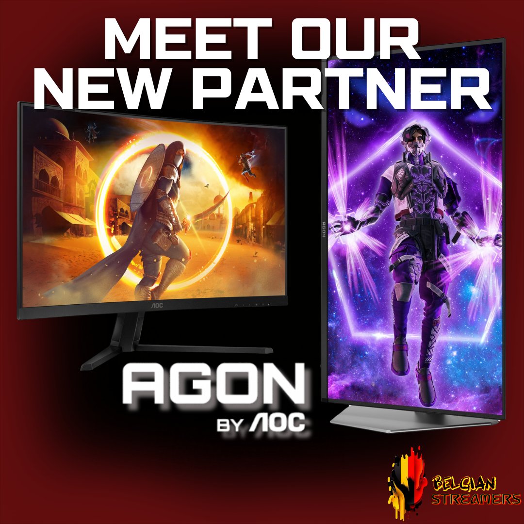 BE_Streamers's tweet photo. ๐ฎ Exciting News! We're thrilled to welcome AGON by AOC as our new partner!
๐ Their top-tier gaming monitors boost our esports & content creation. Stay tuned for crystal-clear BESC content! ๐
#BESC #AGONbyAOC #GamingMonitors #BelgianStreamers #twitchbe https://t.co/WT1KUJnUV7