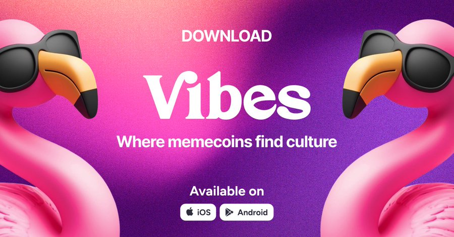 The Vibes App's new version is now live!

- Join the Vibes Volume War to win real rewards.
- Get instant notifications for vibe changes.
- Show off your trading skills with our new PnL cards.
- Enjoy an improved login and trade section.
- Experience faster load times and a