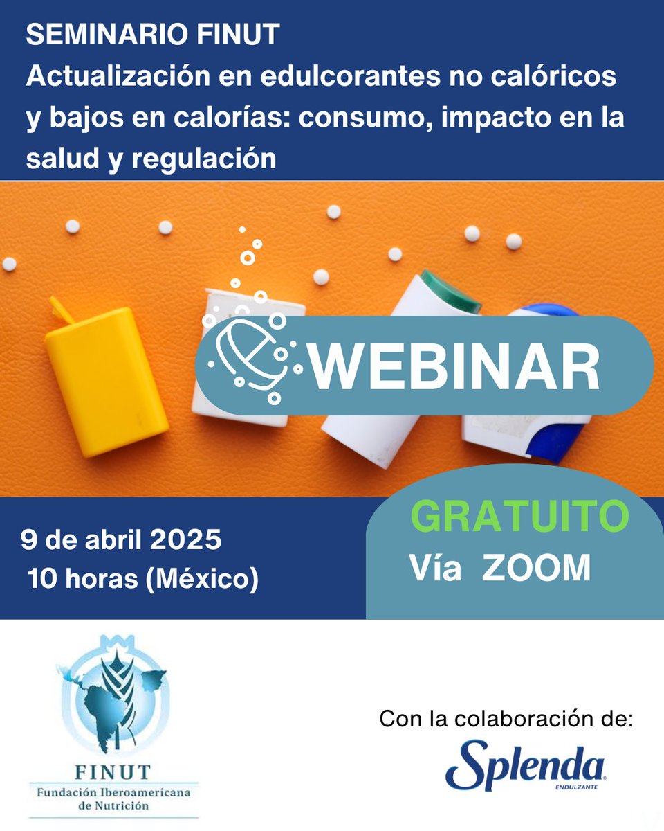 ¿Te perdiste nuestro último seminario sobre edulcorantes no calóricos y bajos en calorías?
Recuerda que puedes verlo cuantas veces necesites en nuestro Canal Youtube. Accede en youtube.com/playlist?list=…