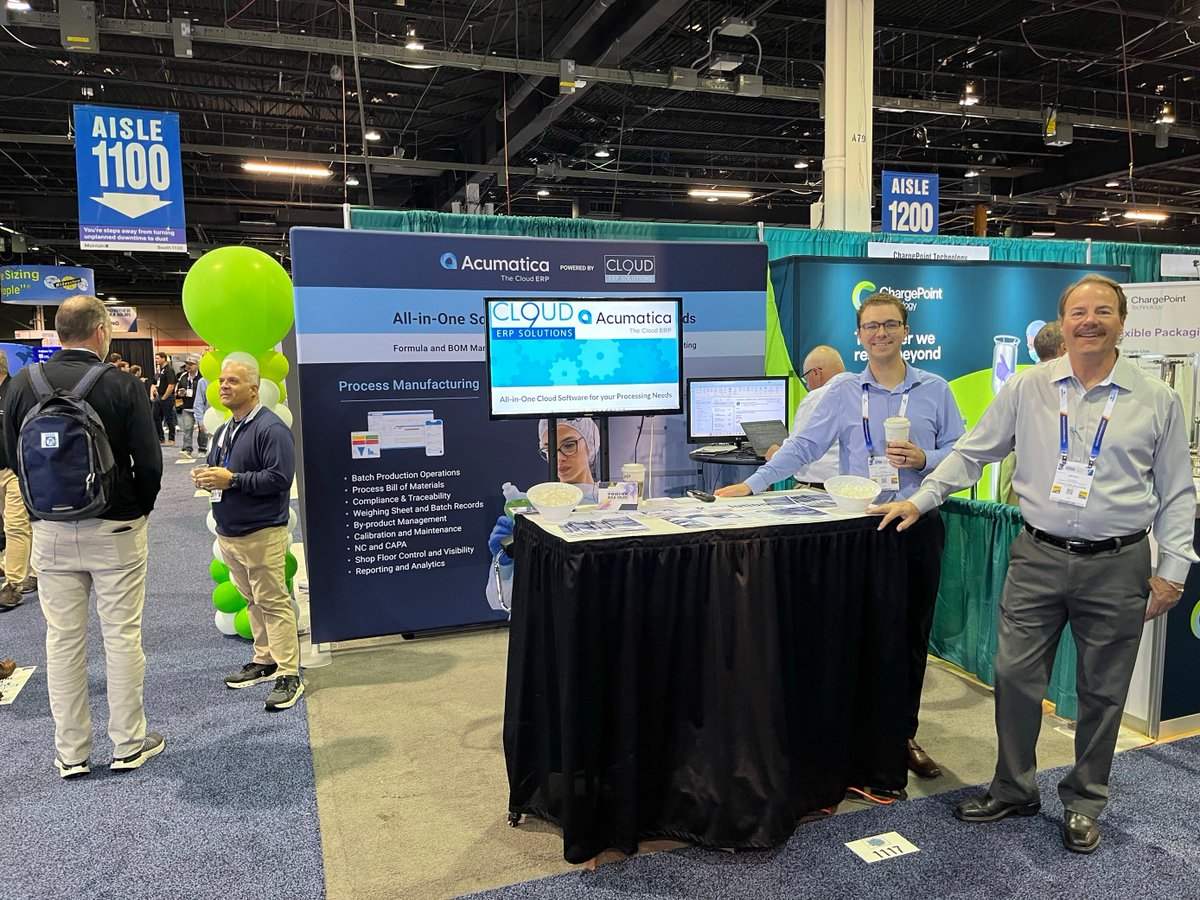 Cloud9ERPs's tweet image. Day 2 #PowderShow! From optimizing blending processes to enhancing quality control management, @Acumatica ERP is proving to be a game-changer for the batch production industry. Partner with Cloud 9 ERP Solutions to integrate industry best practices into one powerful platform.