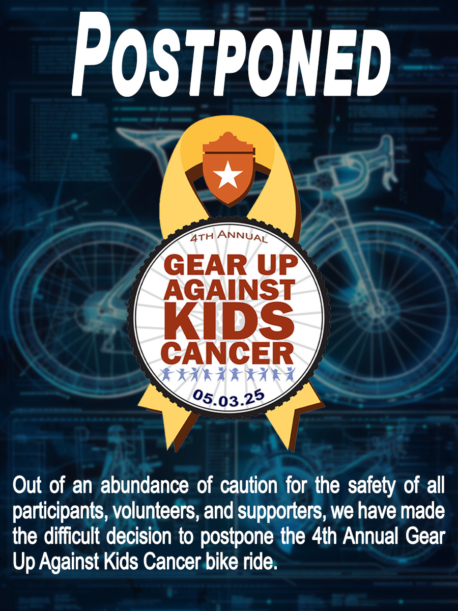 UTHealthGCCRI's tweet image. Due to the increasing likelihood of thunderstorms in the forecast for this Saturday, and out of an abundance of caution for everyone involved, the Gear Up Against Kids Cancer has been rescheduled for Saturday, October 18, 2025. 

eepurl.com/jdxy-c
