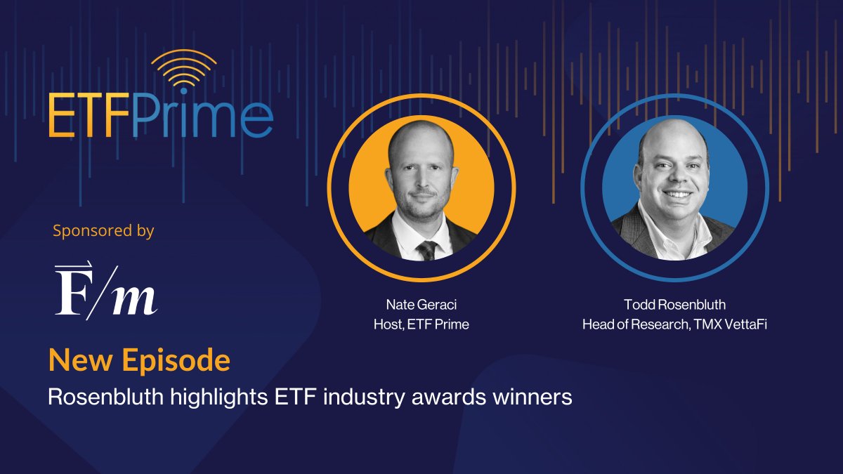 VettaFi (@vetta_fi) on Twitter photo On this weekās episode of <a href="/ETFPrime/">ETF Prime Podcast</a>, <a href="/ToddRosenbluth/">Todd Rosenbluth</a> breaks down the biggest moments from the <a href="/etfcom/">etf.com</a> Awards.
He shares why $VOO was the right call for the nightās biggest prizeāand how $QQQI and <a href="/followMFS/">MFS</a> stood out in a record-setting year for ETFs.
Plus, <a href="/Ritholtz/">Barry Ritholtz</a> joins to On this weekās episode of <a href="/ETFPrime/">ETF Prime Podcast</a>, <a href="/ToddRosenbluth/">Todd Rosenbluth</a> breaks down the biggest moments from the <a href="/etfcom/">etf.com</a> Awards.
He shares why $VOO was the right call for the nightās biggest prizeāand how $QQQI and <a href="/followMFS/">MFS</a> stood out in a record-setting year for ETFs.
Plus, <a href="/Ritholtz/">Barry Ritholtz</a> joins to