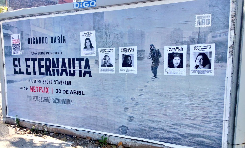 Héctor Oesterheld, desaparecido 
Diana Oesterheld, embarazada, desaparecida
Marina Oesterheld, embarazada, desaparecida
Estela Oesterheld, desaparecida
Beatriz Oesterheld, asesinada