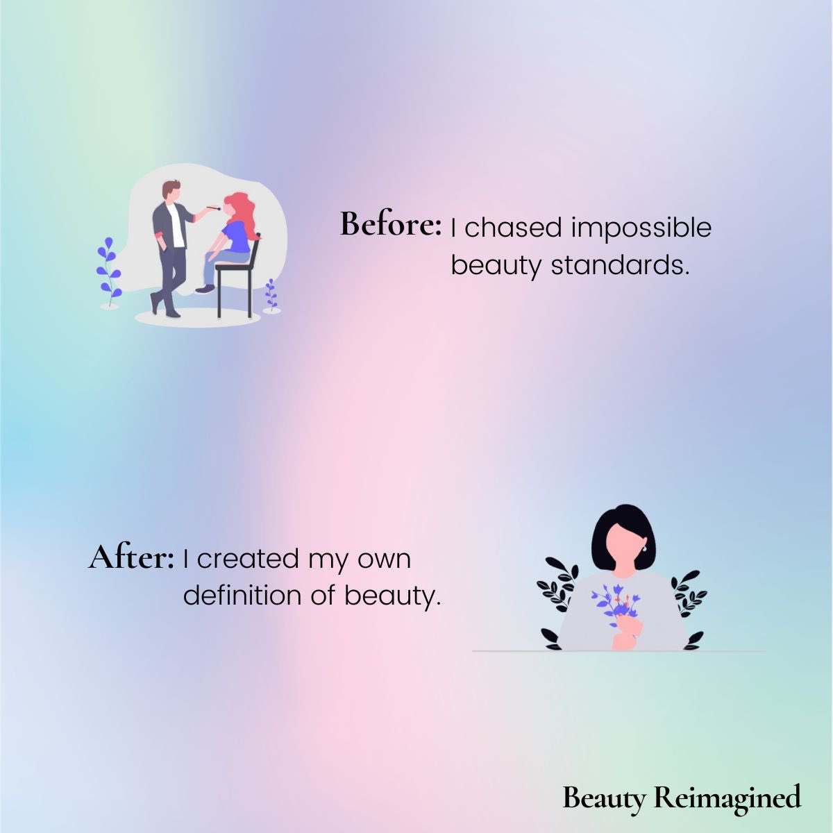 BeautyReimagine's tweet photo. Before: I followed the rules. After: I rewrote them. Beauty is no longer about perfection—it’s about power, peace, and personal truth. 
#BeautyReimagined #beYOUtiful #selfLove https://t.co/jeCxE1CWVX