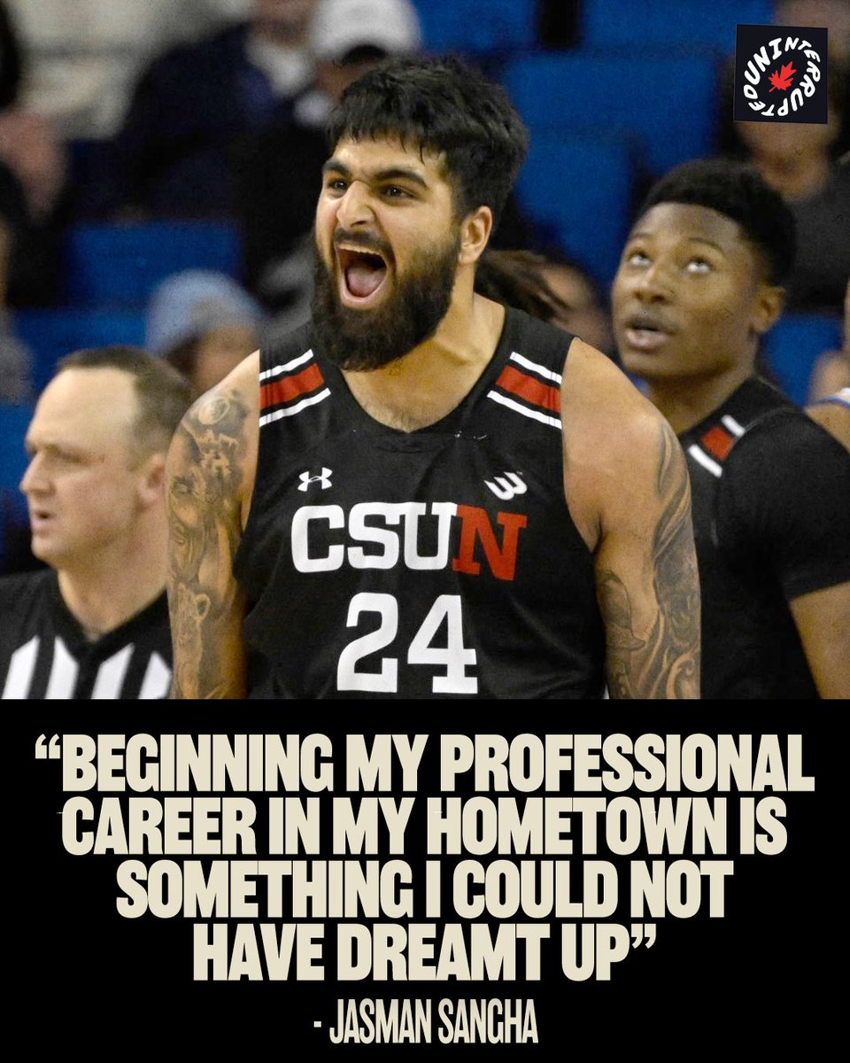 UNCanada's tweet image. BRAMPTON, STAND
@JasmanSangha_ becomes the first South Asian player in Brampton @HoneyBadgersCAN team history
He will begin his pro career in the same city he grew up in 🥲🌸