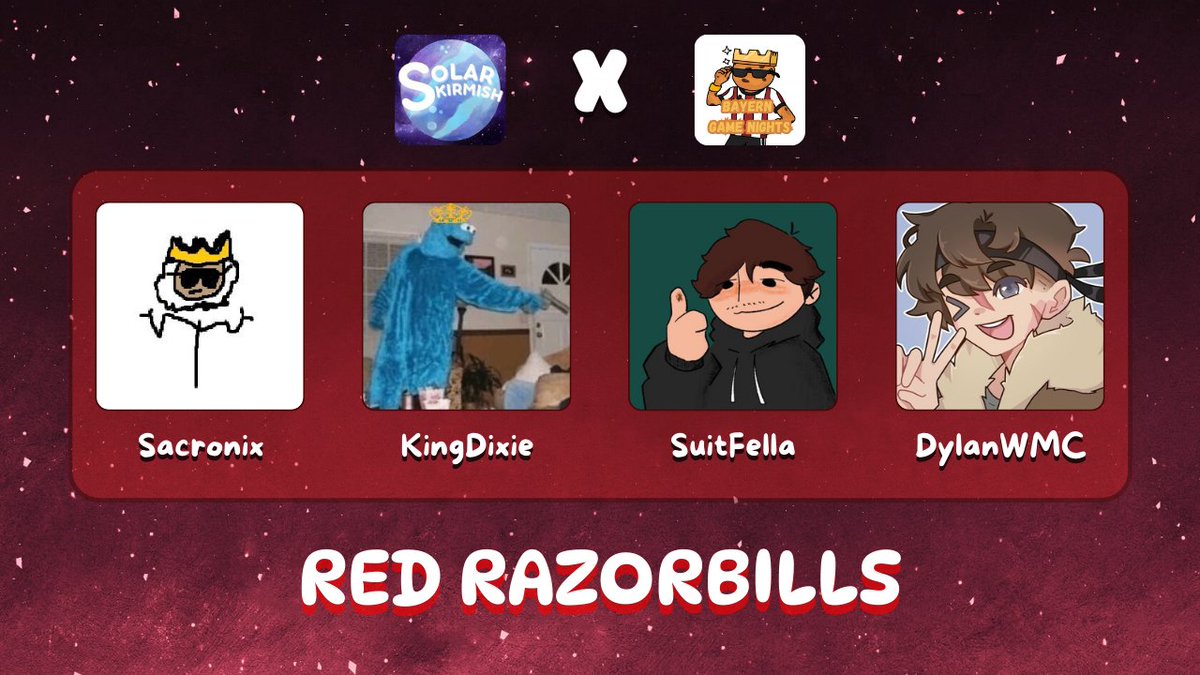 Annoucing The Red Team

<a href="/SacronixTV/">SacronixTV</a> <a href="/3254Dixie/">KingDixie</a> <a href="/SuitFella/">Suit</a> <a href="/DylanWood2467/">DylanWMC #TwitchSMP</a>