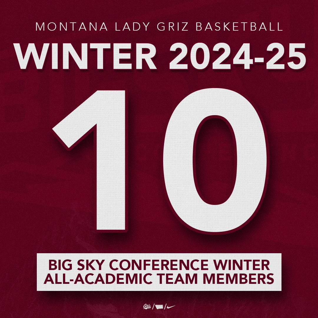As usual, the Lady Griz have been getting after it in the classroom. Shout-out to these players who were named Academic All-Big Sky Conference today!

Bartsch, Bruno, Donarski, Konig, Lincoln, McCliment-Call, Pirog, Wacker, Waddington, Zingaro

Story: gogriz.com/news/2025/4/30…