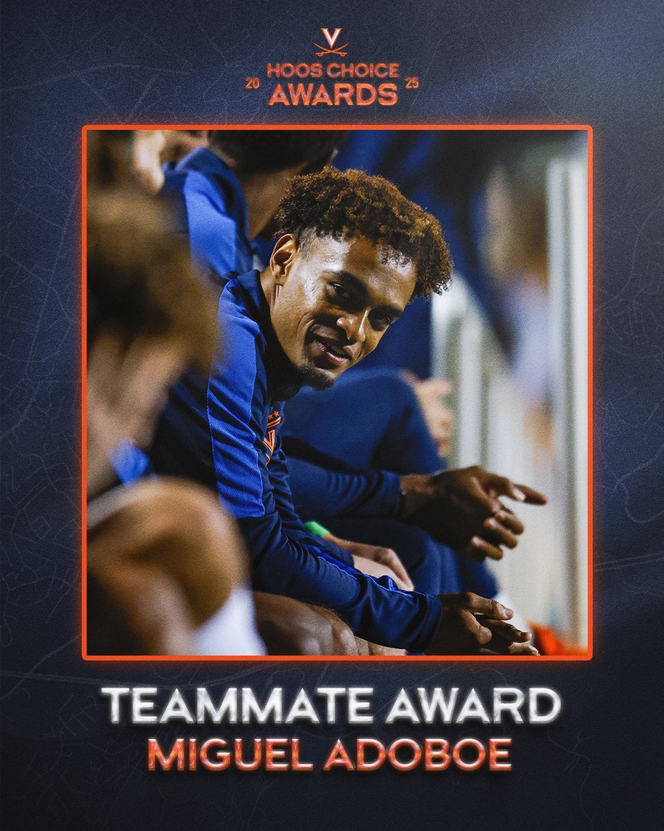 Congratulations to Miguel Adoboe who has been voted our teammate of the year for 2024-25!

#GoHoos