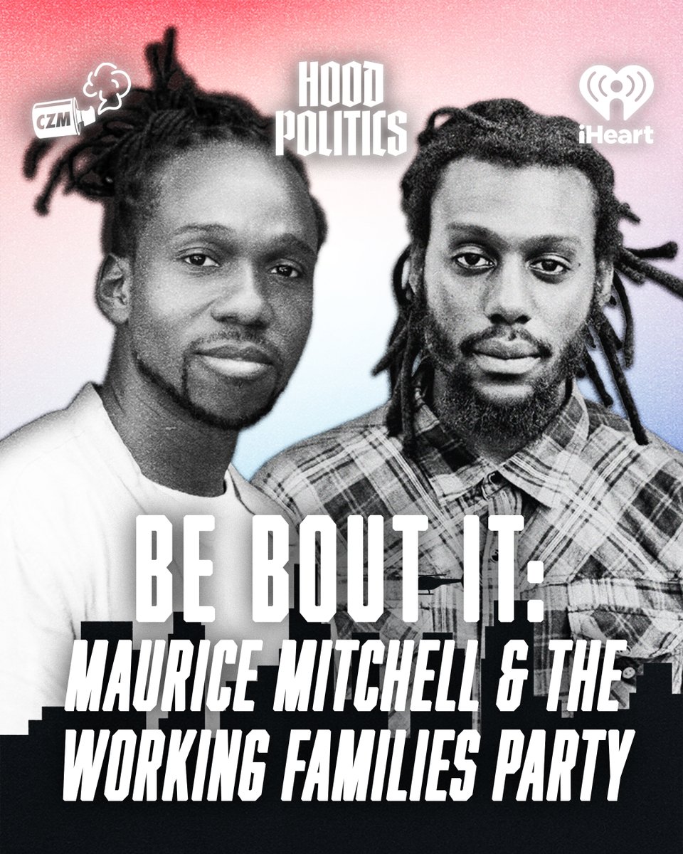 New <a href="/hoodpoliticspod/">hoodpolitics</a> w/ <a href="/prophiphop/">Prop</a>

Be Bout It: Maurice Mitchell &amp; The Working Families Party

<a href="/MauriceWFP/">Maurice Moe Mitchell 🐺</a> <a href="/WorkingFamilies/">Working Families Party 🐺</a>

iheart.com/podcast/1119-h…